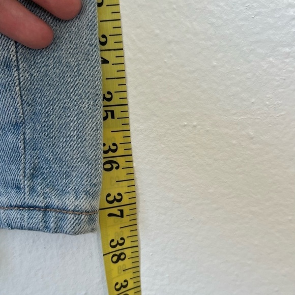 Old Navy High-Rise Slouchy Straight Girl's Jeans, Size 16 - Picture 5 of 7